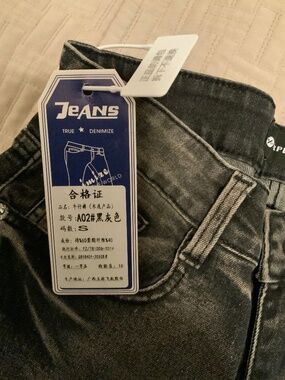 Inspired-Purple-inspired Brand Black Jeans